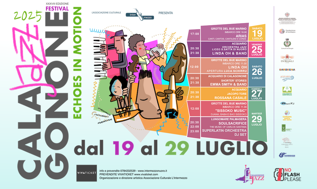 CALAGONONE JAZZ FESTIVAL 2025 - 38^ Edizione